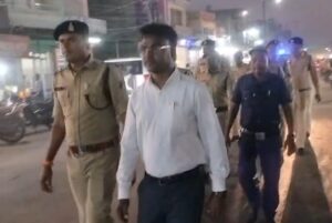 होली पर्व से पूर्व दीपका के प्रमुख मार्गों  में फ्लैग मार्च, शांति व्यवस्था का दिया संदेश।