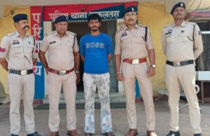 अकलतरा में  पंजाब का युवक गिरफ्तार, पाकिस्तान समेत विदेशी नंबरों से संपर्क और संवेदनशील जानकारी साझा करने का आरोप।