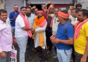 छत्तीसगढ़िया क्रांति सेना गैर राजनीतिक संगठन में प्रदेश उपाध्यक्ष बनने पर उमागोपाल का दीपका में भव्य स्वागत।